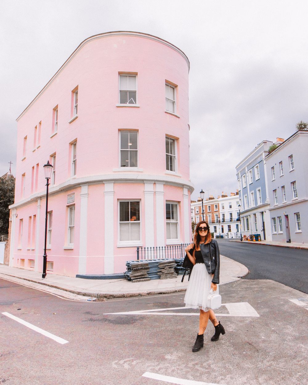 Pink building Notting Hill